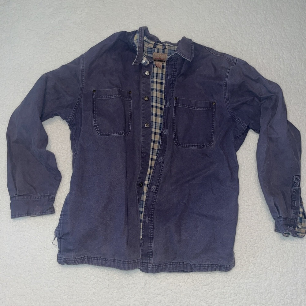 Northeast‎ Outfitter Detroit Canvas Workwear Jacket Lined Men's Large Dark Navy